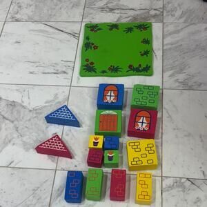 Colorful Building Blocks Playset floating foam guc building in the tub steam